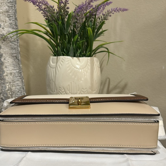 Coach Hutton Colorblock Leather Shoulder Bag - Picture 9 of 13